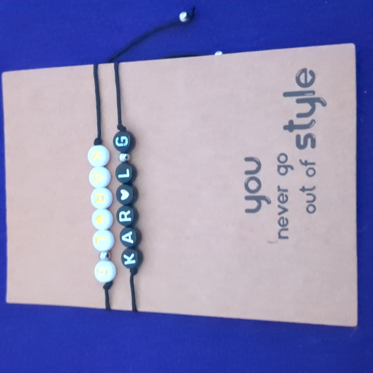 2 Bracelets "Karl G"